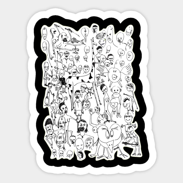 people Sticker by ElArrogante